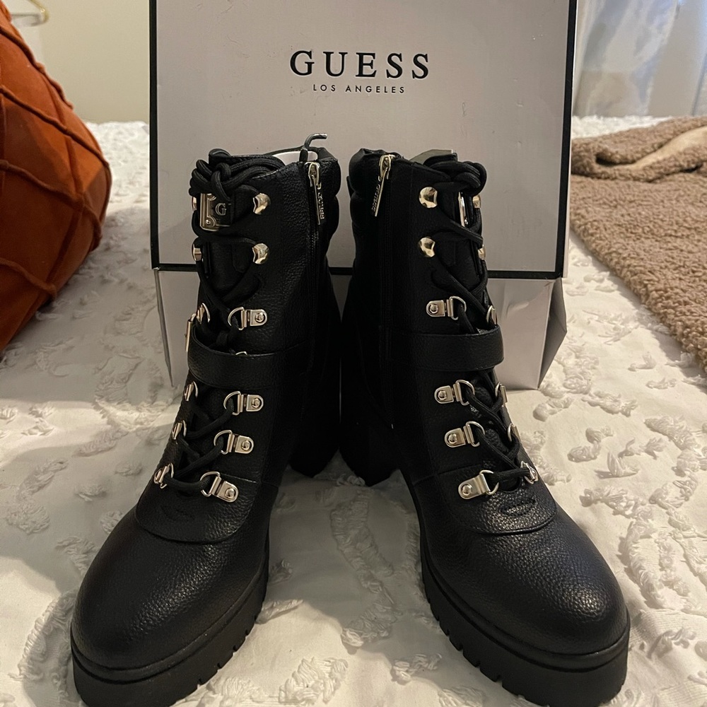 Brand new GUESS Canaly combat boots
